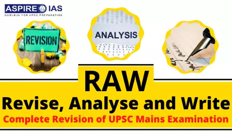 UPSC GS Mains RAW Crash Course