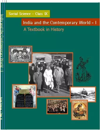 NCERT Class 9 social science History India and the Contemporary World-I